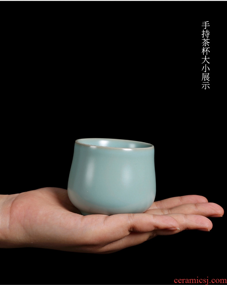 Tea seed your kiln single glass ceramic cups kung fu tea tea cup sample tea cup bowl of tea light cup master cup