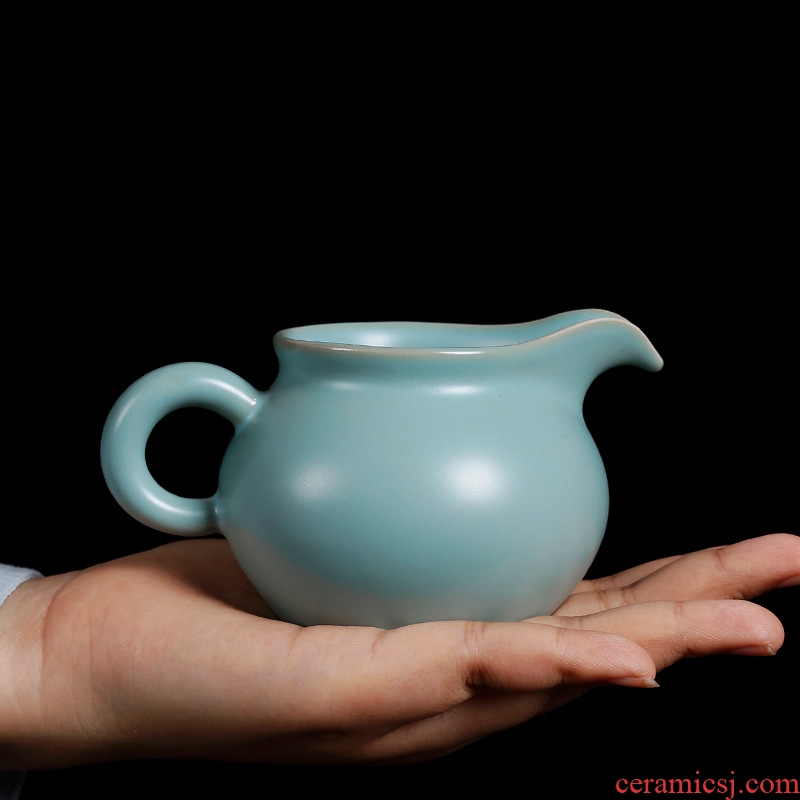 Kung fu tea tea boy your kiln fair mug cup tea sea separated piece can raise glass ceramic individual household