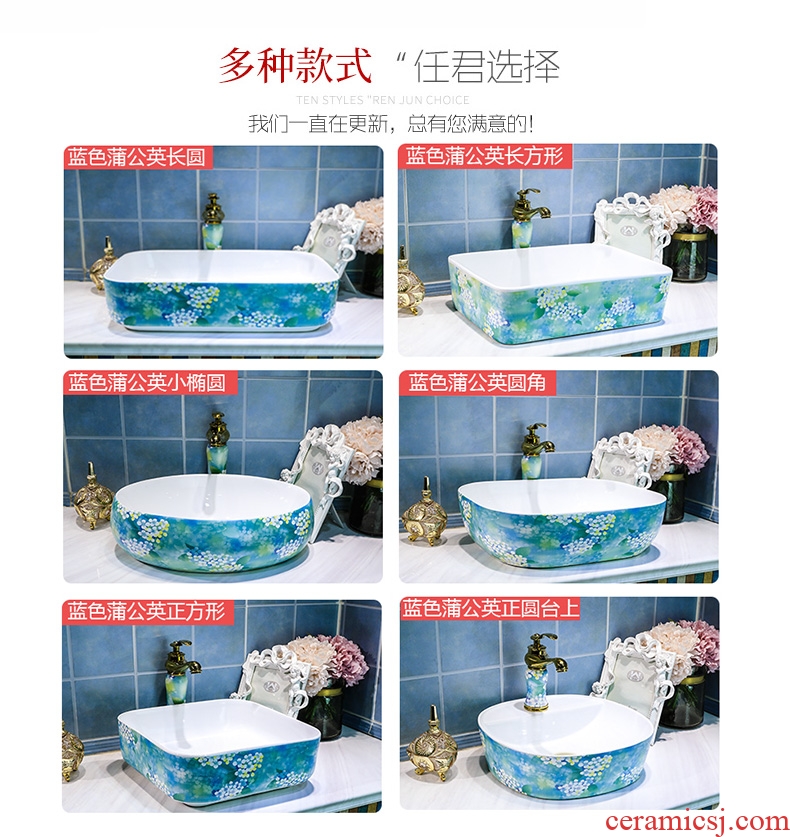 The stage basin circular wash basin art basin bathroom sinks the basin that wash a face on the sink of household ceramics