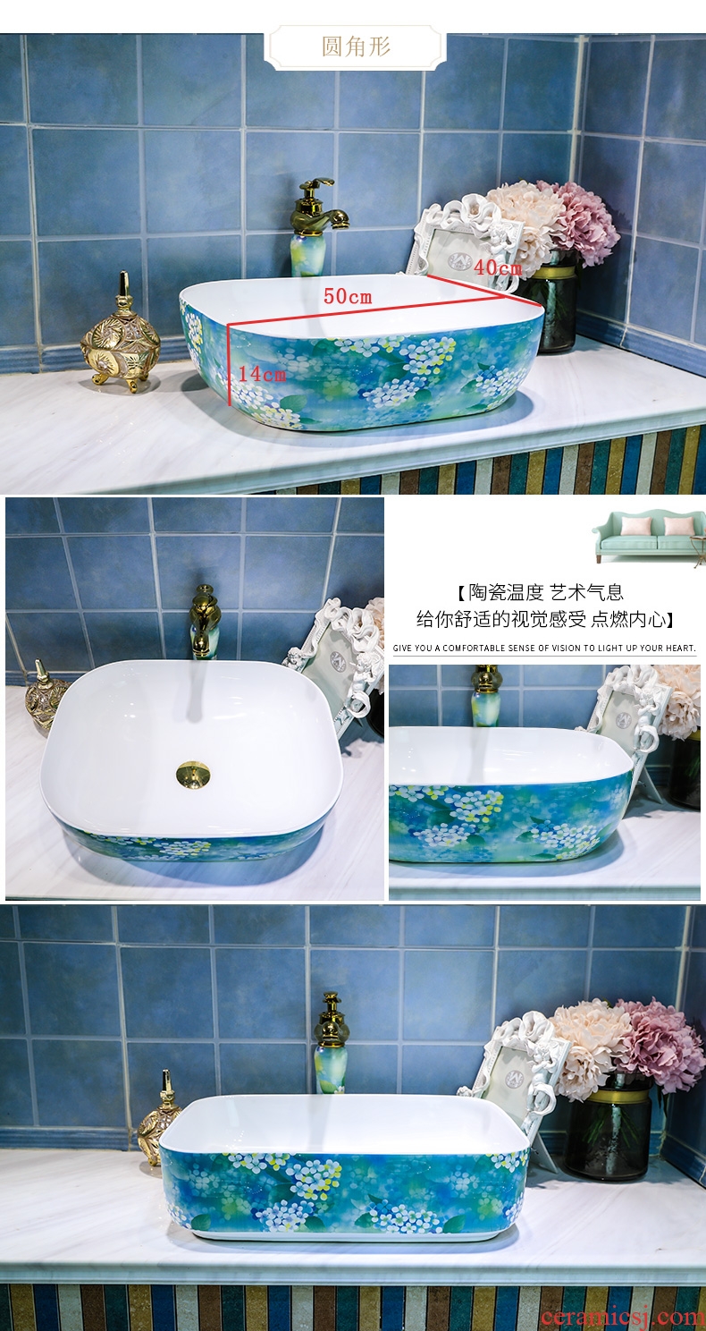 The stage basin circular wash basin art basin bathroom sinks the basin that wash a face on the sink of household ceramics