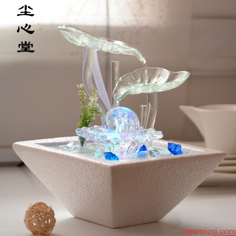 Dust heart crystal ball ceramics handicraft opening ceremony gifts moved into teachers' day gift ideas of friendship