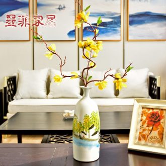 Murphy's new Chinese creative hand-painted ceramic vases, flower art flower arranging machine sitting room ark home furnishing articles
