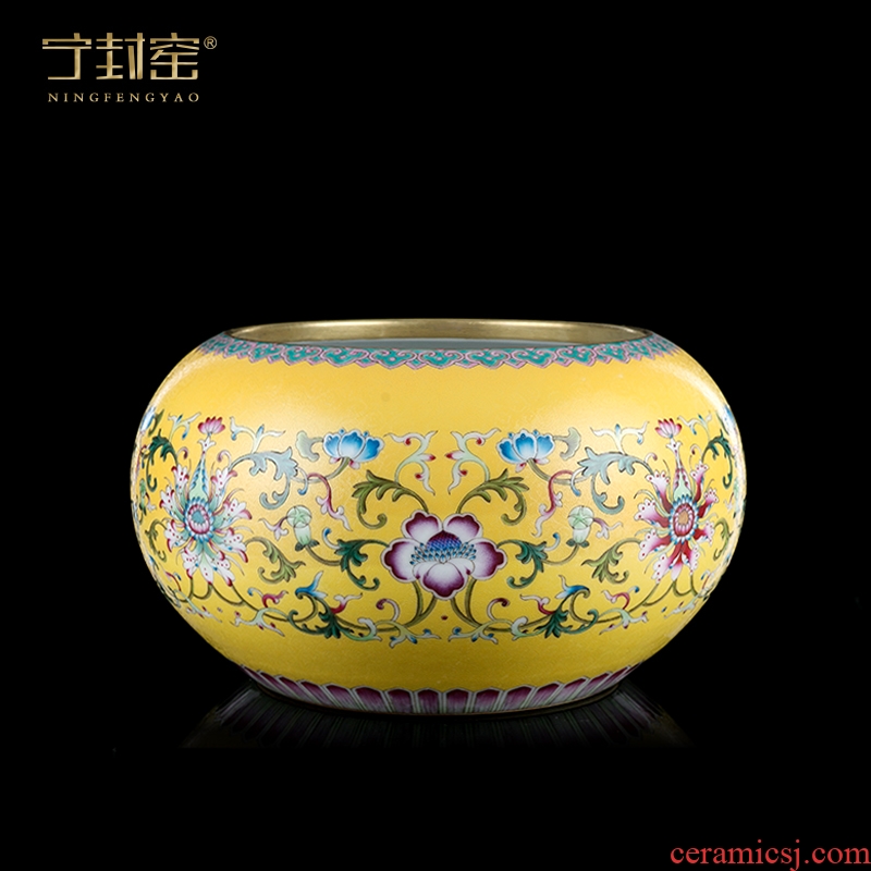 Better sealed kiln pure manual imitation qing qianlong items archaize ceramic furnishing articles phase [31]