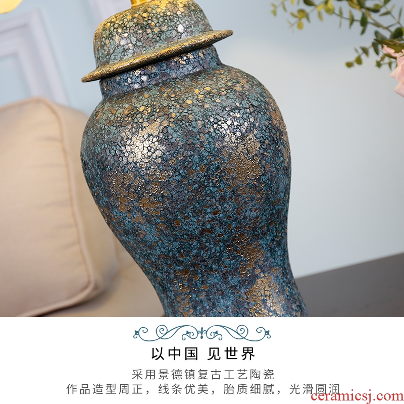 American traditional ceramic lamps fashion contracted sitting room adornment lamp classical example room hotel bedroom berth lamp