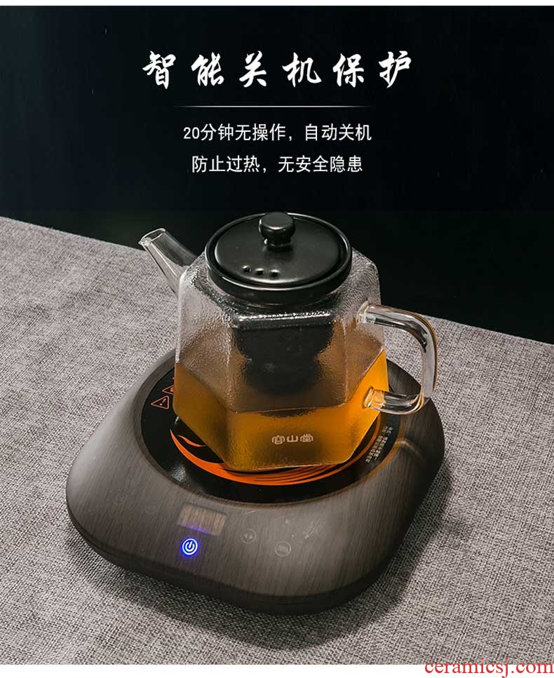 Ceramic glass tea steamer RongShan hall automatic electric TaoLu tea stove large steam boiling tea kettle tea sets
