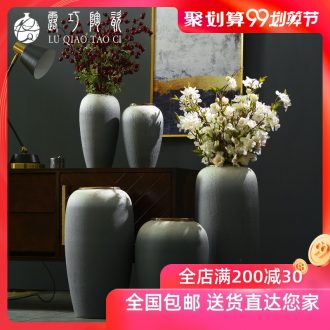 Dew sitting room TV ark opportunely creative home furnishing articles decorative ceramic vase landing simulation flower arranging flowers suit to restore ancient ways