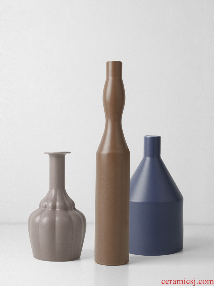 Morandi fastens the Nordic ins manual furnishing articles creative ceramic vase the sitting room porch decoration decoration