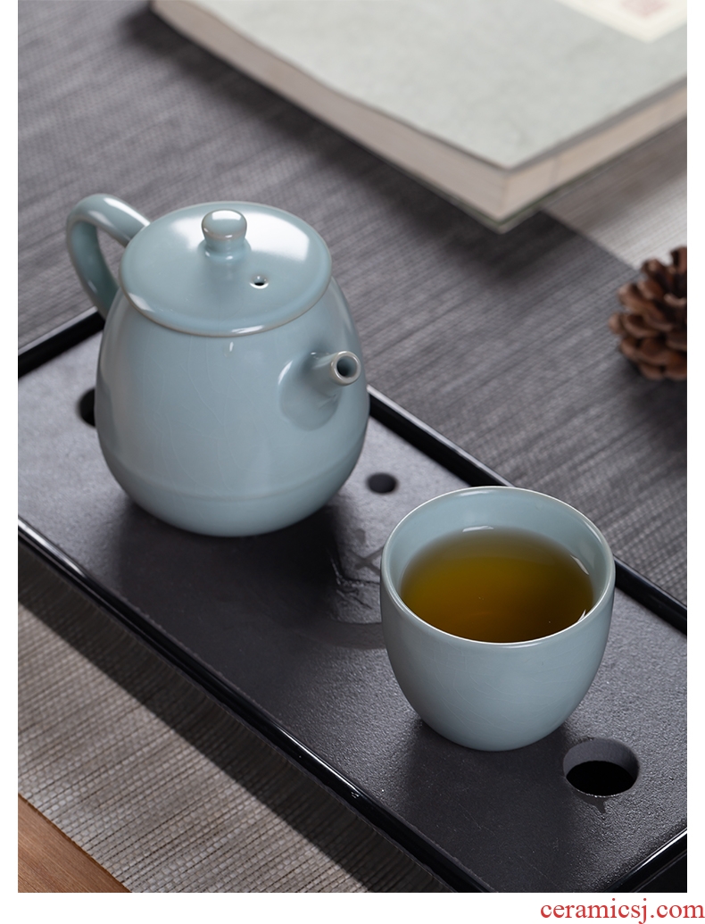 Your kiln travel open piece of kung fu tea set contracted ceramic tea tray home office can raise the teapot teacup