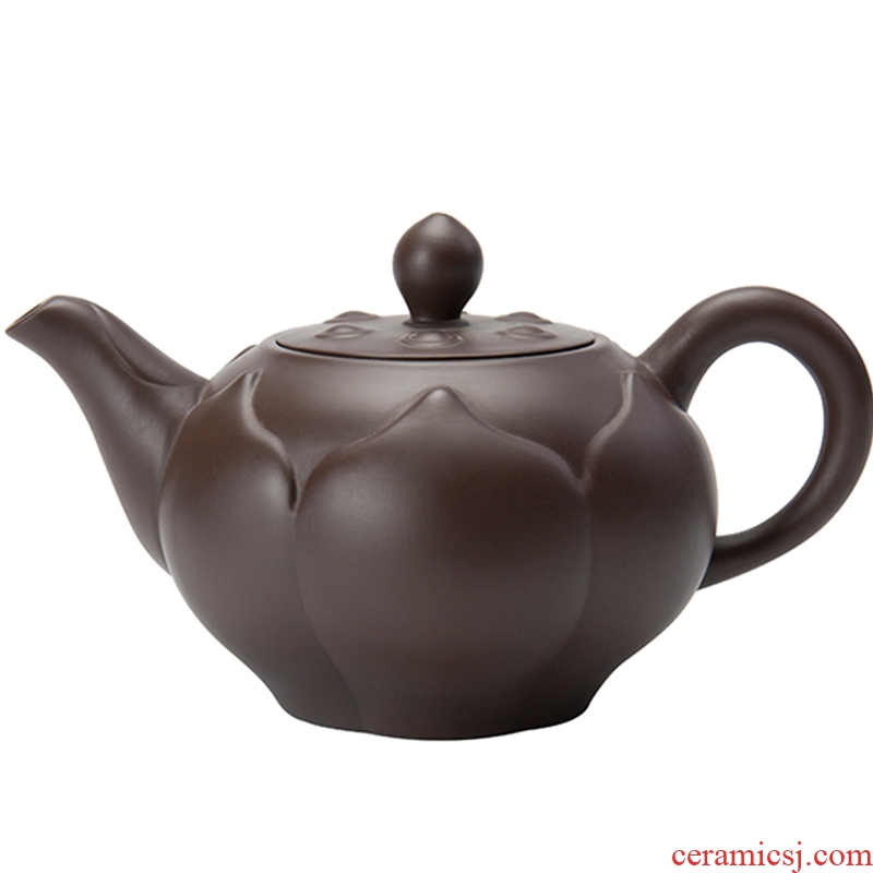 Ronkin household are recommended handmade little kung fu undressed ore single pot, purple clay teapot ceramics creative tea