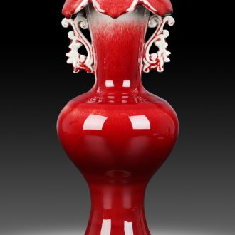 Creative jun porcelain vase variable glaze ceramics youligong flower arranging home sitting room adornment handicraft furnishing articles