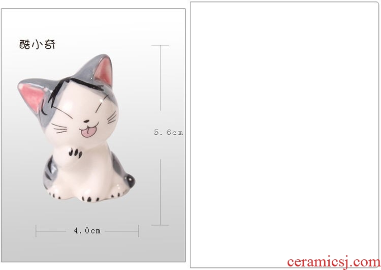 Dust heart cheese cat cute kitten household furnishing articles ceramics, sweet, private process ACTS the role of creative gifts