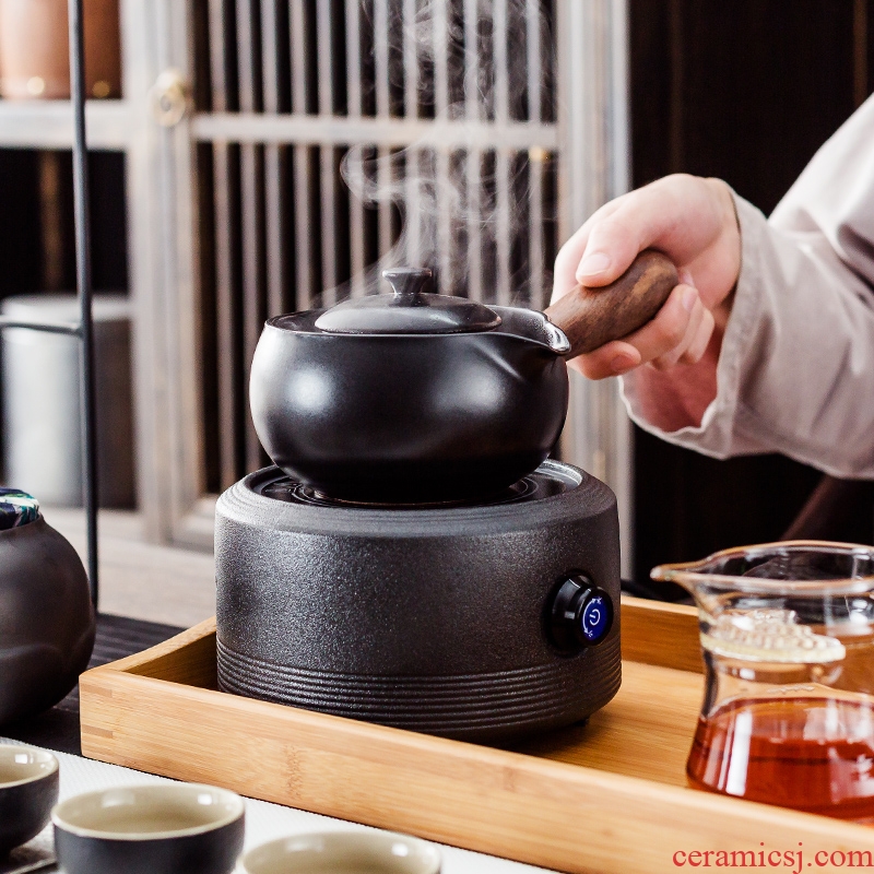 Bin, ceramic boiling tea ware black tea kettle side spend pot of Japanese teapot household electric heating electric TaoLu the teapot