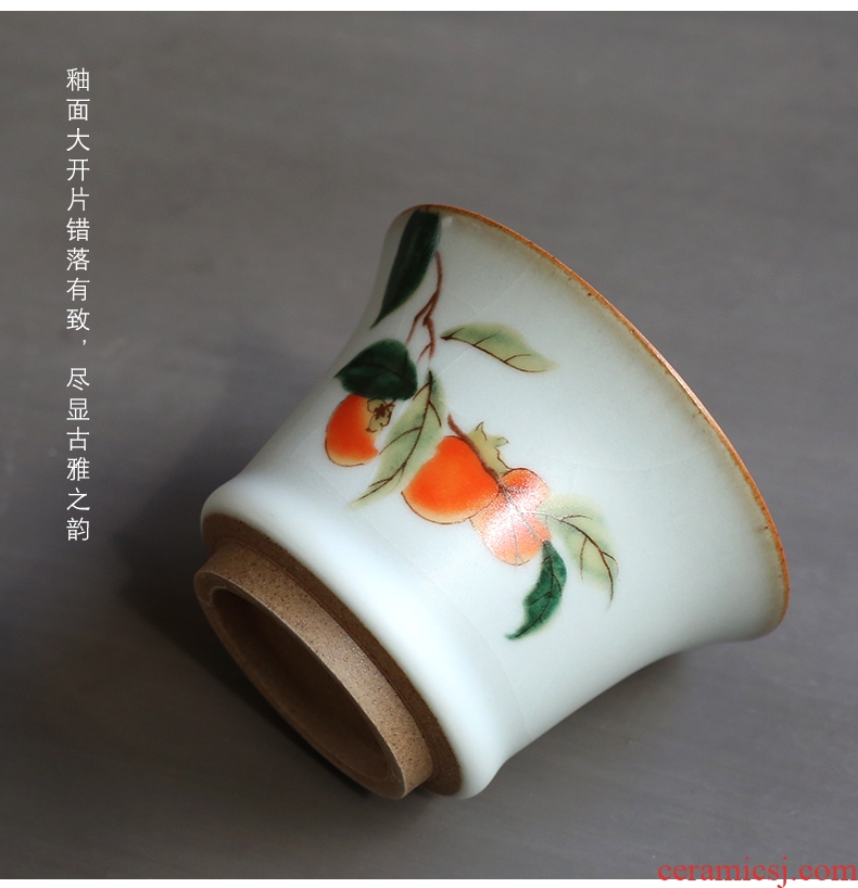 YanXiang fang large tureen your kiln bowl kung fu tea tea ware ceramic cups three to make tea bowl bowl