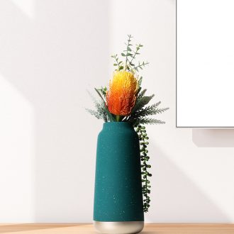 Vase furnishing articles sitting room flower arranging the Nordic ceramic household act the role ofing is tasted decorate the room TV cabinet desk dried flowers 砙 porch