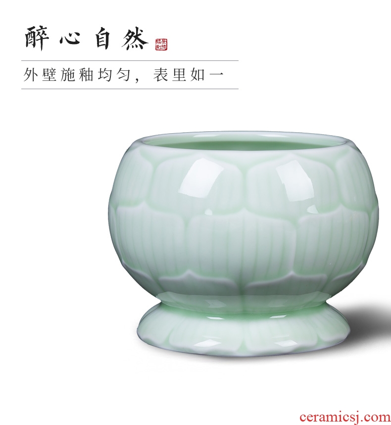 Jingdezhen ceramic temperature wine pot of wine suit green glaze hot hot wine warm hip home wine and rice wine liquor cup