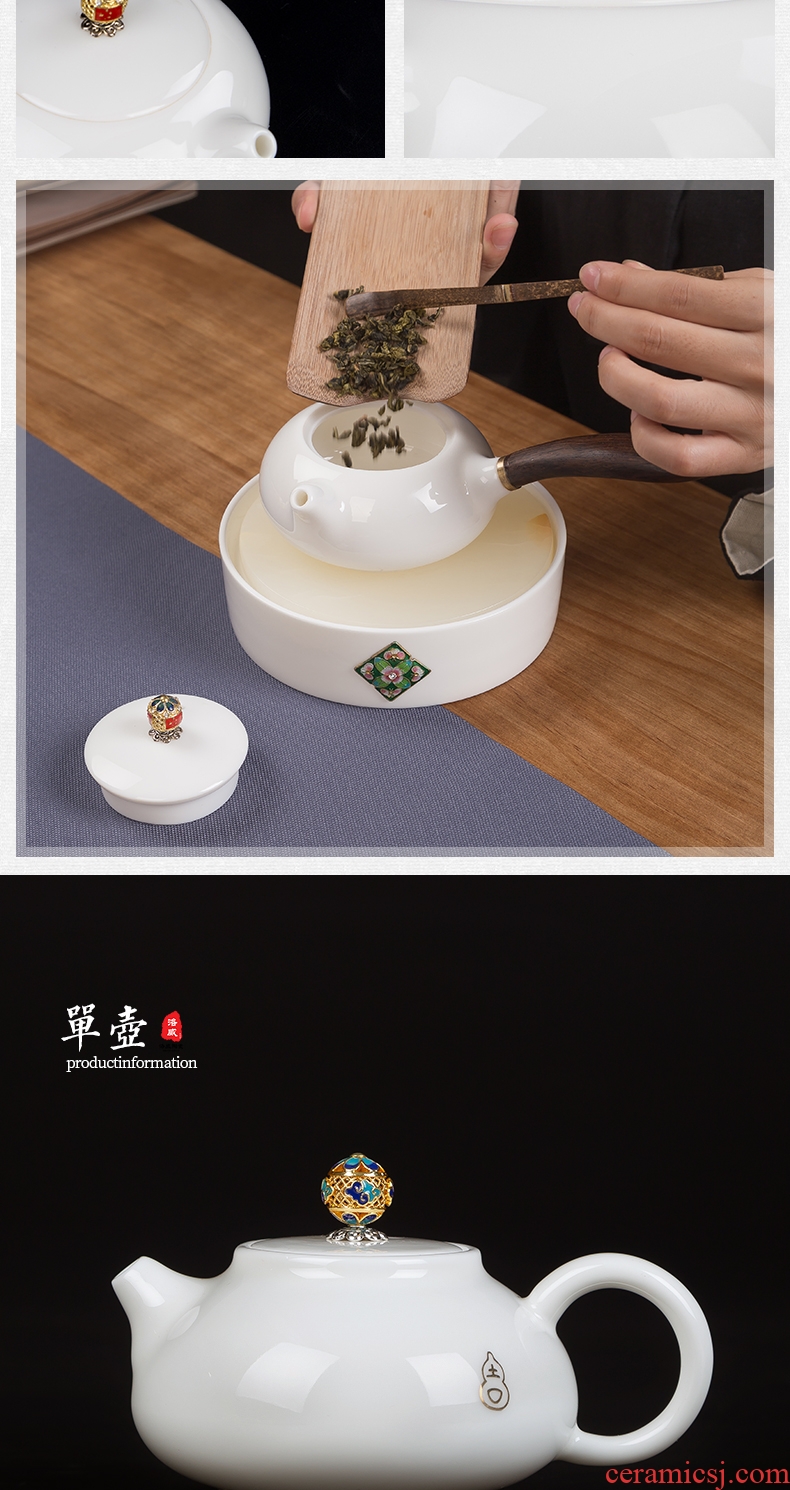 White porcelain ceramic cups sample tea cup masters cup single cup jingdezhen porcelain tea pot lid bowl just a cup of tea filter