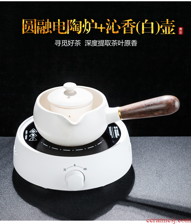 Bin, ceramic boiling tea ware black tea kettle side spend pot of Japanese teapot household electric heating electric TaoLu the teapot