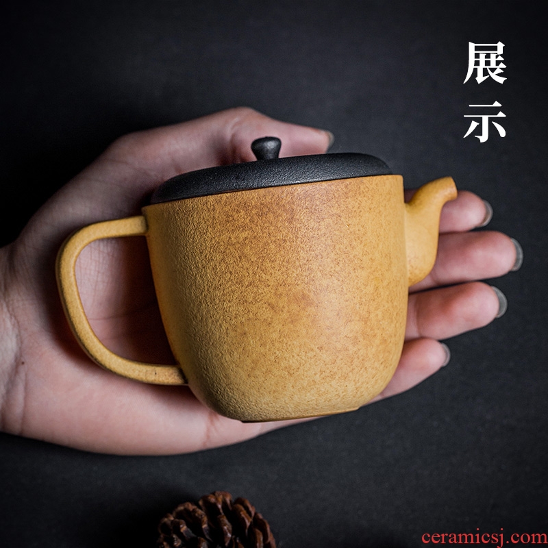 Ceramic teapot and hall office simple household filter teapot kung fu tea set modern small single pot of tea