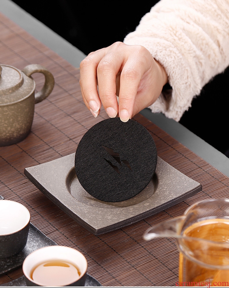 Tea seed Japanese coarse clay POTS on dry foam ceramics are recommended tray tea adopt a pot pad archaize ideas