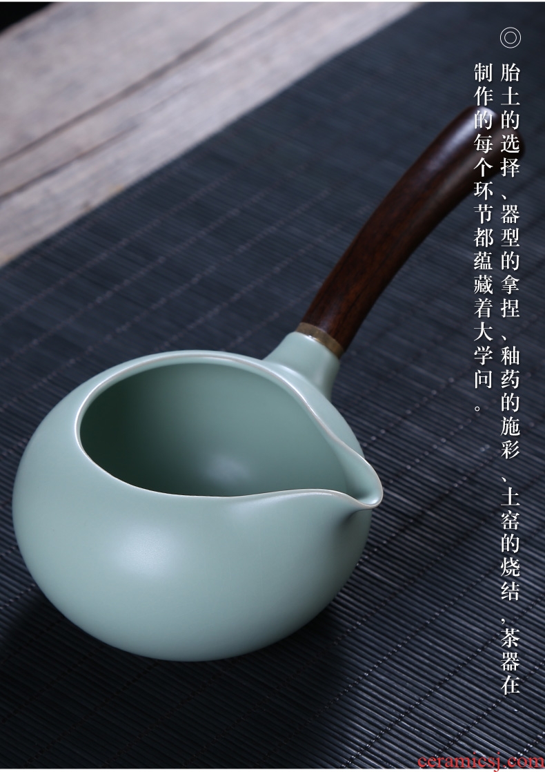 Auspicious industry your kiln side) ceramics are fair mug cup of tea, head of household kung fu tea tea accessories points