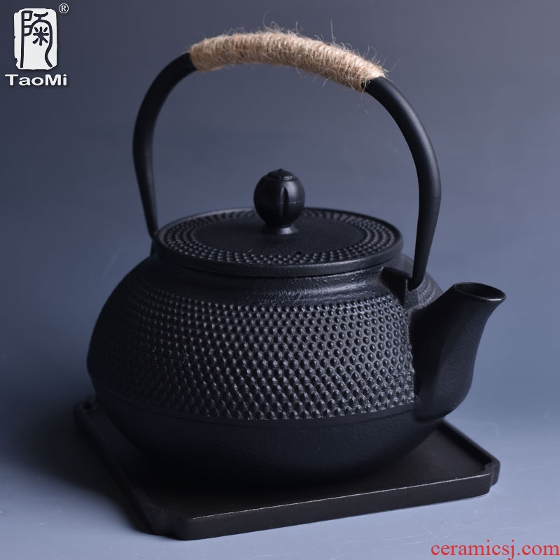 Tao fan coarse ceramic POTS dry socket bubble machine round tea tray tea water ceramic pot of domestic cup mat fruit bowl to restore ancient ways