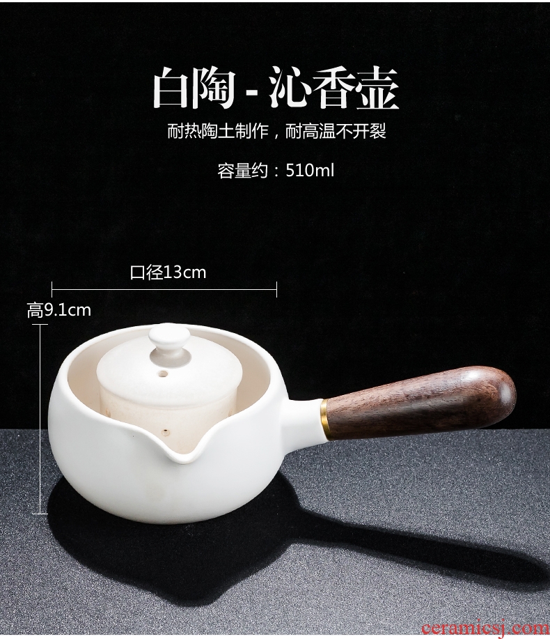 Bin, ceramic boiling tea ware black tea kettle side spend pot of Japanese teapot household electric heating electric TaoLu the teapot