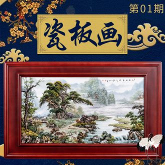 Ning sealed kiln porcelain plate painter jingdezhen hand-painted archaize to hang in the living room sofa setting wall porcelain plate painting ceramics