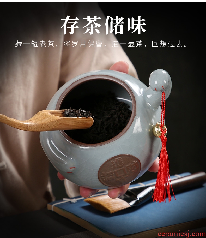 Hong bo acura plutus cat ceramic tea pot a thriving business brother auspicious place your kiln kiln seal pot gift box