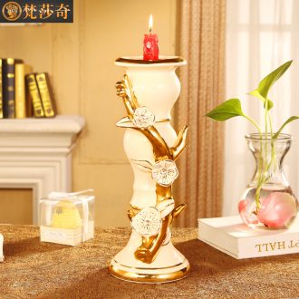 Vatican Sally's restoring ancient ways continental candlestick ceramic furnishing articles of luxury living room home decoration show decorations