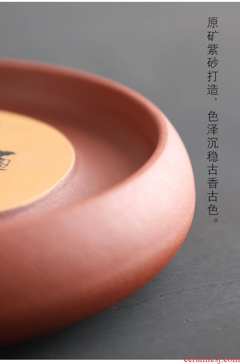 Bo yiu yixing are recommended on household ceramics kung fu tea accessories small dry bubble a pot mat pot saucer tray