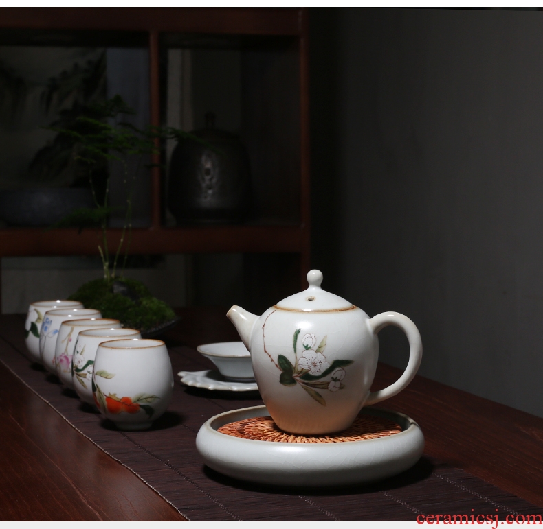 YanXiang fang your kiln archaize open piece of kung fu tea pot household single pot of ceramic tea teapot