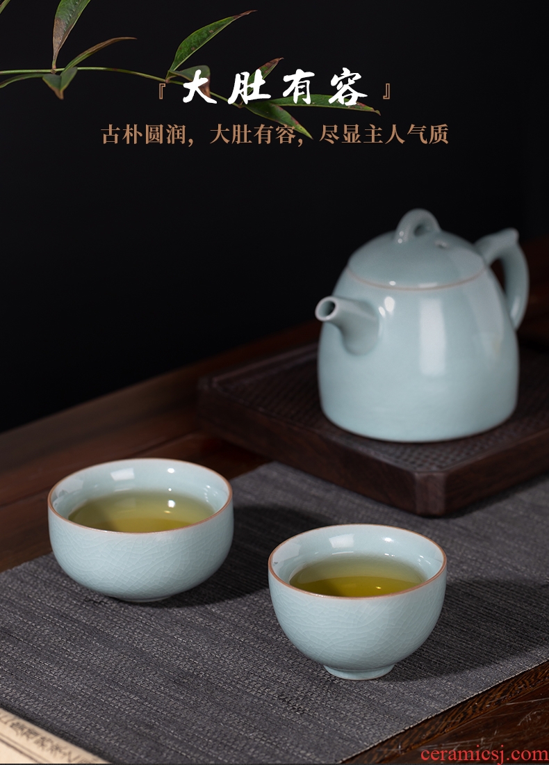 , your kiln sample tea cup of jingdezhen ceramic antique teacup kung fu tea set piece can raise the bowl master cup