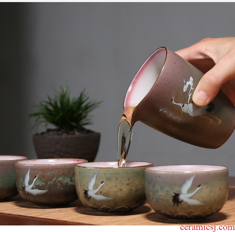 YanXiang fang kiln ceramic masters cup kung fu tea cups household single cup restoring ancient ways