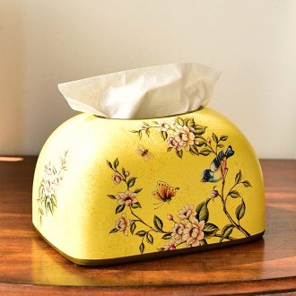 Murphy American country ceramic household smoke box European sitting room dining-room decorates paper napkin tissue box box