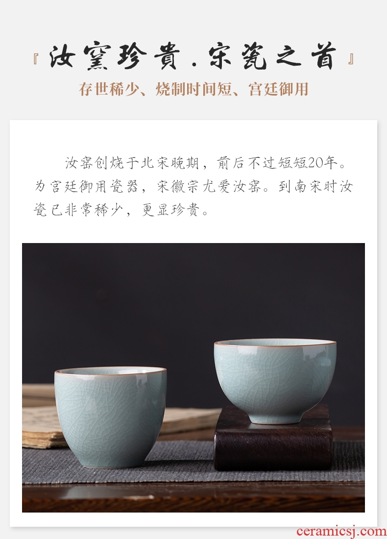 , your kiln sample tea cup of jingdezhen ceramic antique teacup kung fu tea set piece can raise the bowl master cup