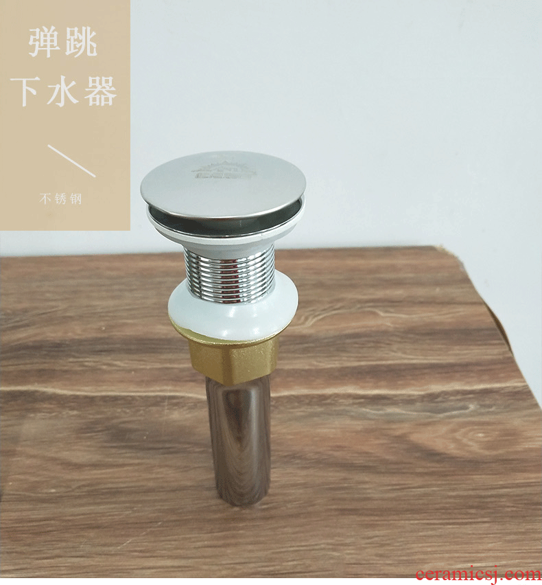 Jian tao sanitary ware jingdezhen ceramic bounce water drainage basin - stainless steel water drainage - water drainage basin