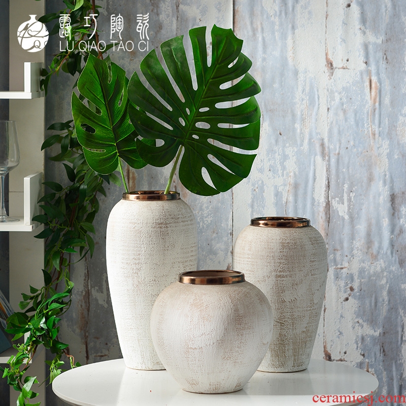 Dew ceramic vases, sitting room of contemporary and contracted household TV ark opportunely show originality retro porch is decorated furnishing articles