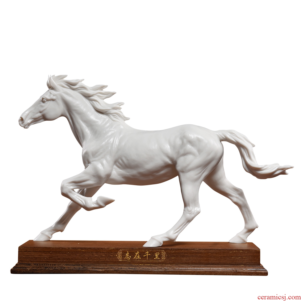 The east mud horse furnishing articles ceramics handicraft creative opening gifts and practical gifts shui horse decoration