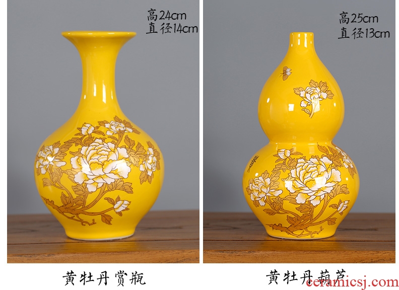 Jingdezhen porcelain treasures fill the home furnishing articles sitting room decoration stores Chinese mesa floret bottle bottle office desktop