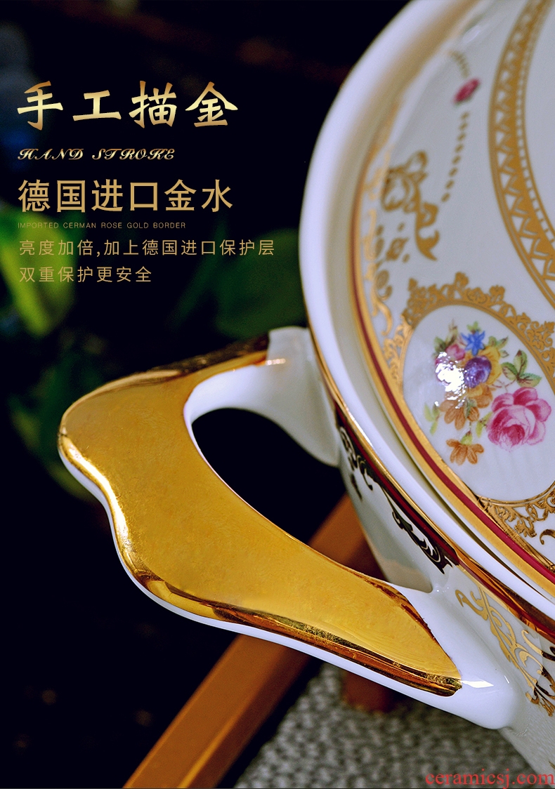 Fire color jingdezhen dishes suit household of Chinese style dishes high-grade bone China tableware suit ceramic bowl set combination