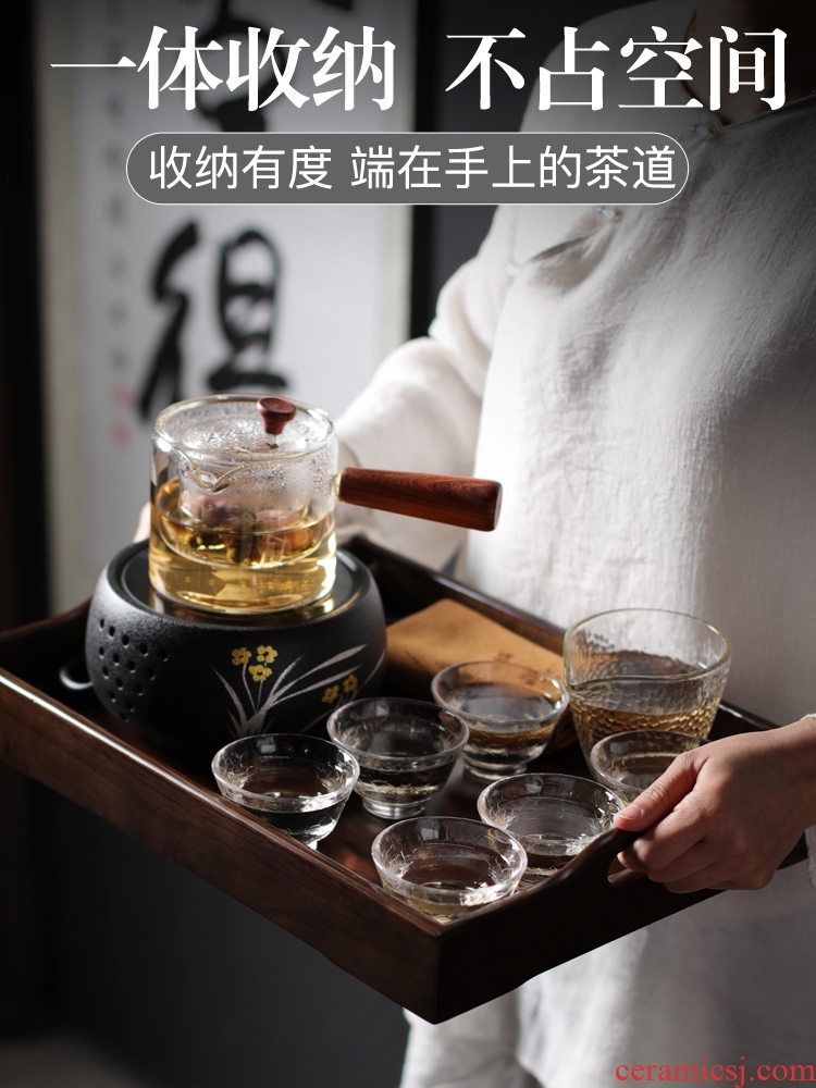 Is good source mute electric TaoLu boiling tea ware heat-resistant glass teapot ceramic furnace home cooked tea tea set