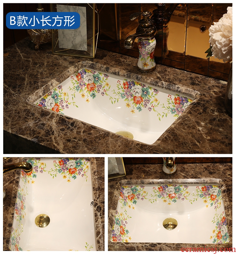 Gold cellnique undercounter lavabo that defend bath ceramic face basin bathroom sinks embedded home form sink