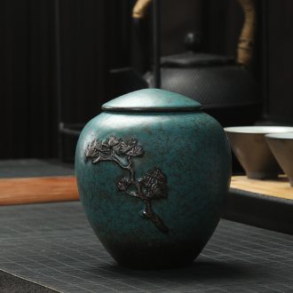 Chen xiang tea set coarse pottery ceramic POTS awake piggy bank seal black tea green tea caddy large puer tea pot