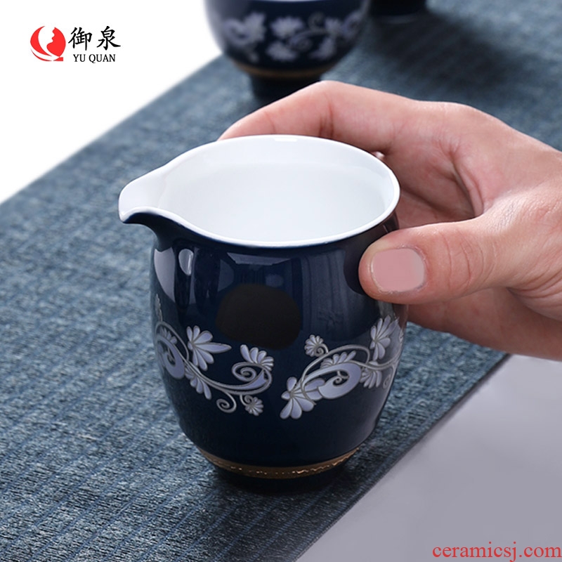 Imperial springs ceramic fair mug tea is tea sea suit household male cup points kung fu tea tea cups