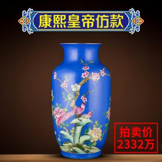 Better sealed kiln enamel furnishing articles of new Chinese style household jingdezhen ceramic vases, hand-painted handicraft sitting room adornment