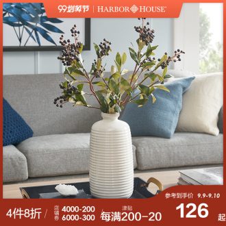 Harbor House decorate household act the role ofing is tasted American retro do vases, flower implement ceramic vase Voyage