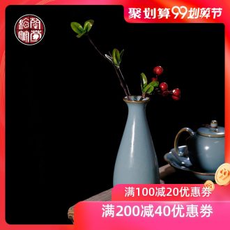 Chrysanthemum patterns can carry water flower arranging your kiln floret bottle ceramic tea tea art furnishing articles decorated restaurant tea table