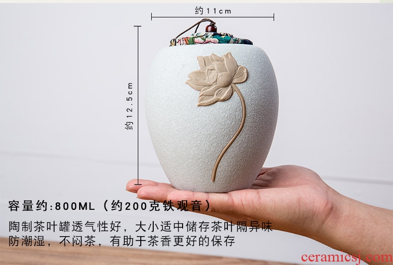 RongShan hall ceramic tea pot size lotus seal pot black tea tea pot coarse TaoCun tank cork