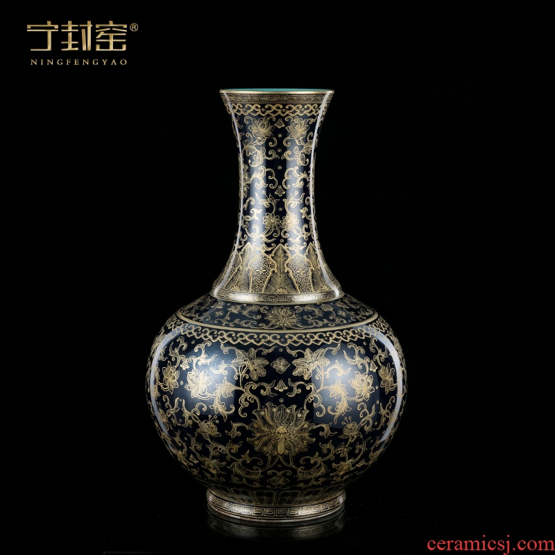 Better sealed kiln pure manual imitation qing qianlong items archaize ceramic furnishing articles 【 v. 51 】