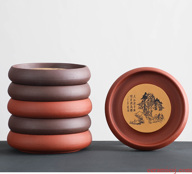 Bo yiu yixing are recommended on household ceramics kung fu tea accessories small dry bubble a pot mat pot saucer tray